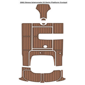 Plancher marin en teck EVA Sessa Islamorada 23 de 2002, pièces et accessoires de yacht très vendus sur eBay et AliExpress - Product Image 4