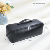 Sac de voyage essentiel pour femmes Pochette pour sèche-cheveux Sac de rangement pour fer à friser Lisseur Fer plat Sèche-cheveux
