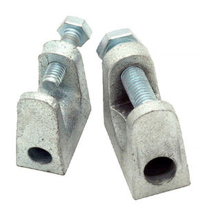 <span class=keywords><strong>Carte</strong></span> de tigre galvanisée <span class=keywords><strong>Carte</strong></span> de tigre en acier en forme de C Pince de fixation de bouche de tigre carrée Pinces de poutre en acier - Product Image 2