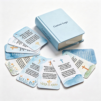 Tarjetas de Reflexión Diaria con Diseño Personalizado, Hechas de Cartón Reciclable, Ecológico y Sostenible, con Escrituras Bíblicas