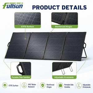 Bifacial Foldable <b>Solar</b> <b>100w</b> 110w 200w 300w 400w Folding PV 28% High Efficiency for Outdoor UV-400-4 High Efficiency 28% Convers - Product Image 3