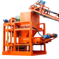 Machine à fabriquer des briques en béton semi-automatique à haut rendement QTJ4-26 pour blocs creux et pavés