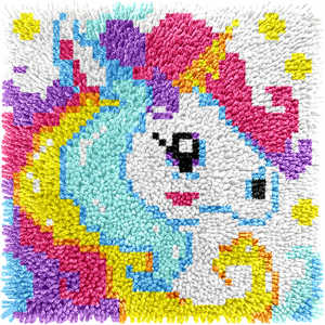 Set <span class=keywords><strong>di</strong></span> aggancio personalizzato per bambini fai da te fai da te fatto a mano graziosi elefanti punto croce gancio per scrocco tappeto per bambini 30x30cm - Product Image 5