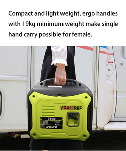 Xách tay máy phát điện xăng im lặng ánh sáng Trọng lượng máy phát điện cho cắm trại ngoài trời cầm tay khẩn cấp sao lưu Máy phát điện 2/3kw - Product Image 4