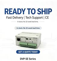 PLC Delta DVP12SE11R, Tipo Slim para Redes con Ethernet Integrado, Salida de Relé 8DI 4DO, 16K Pasos
