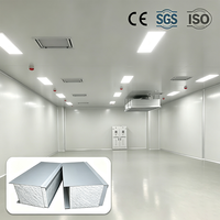 Panneaux isolants thermiques et acoustiques en acier galvanisé EPS, ignifuges, écologiques, légers, certifiés CE, pour usage industriel