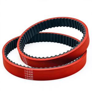 Cinghia <span class=keywords><strong>di</strong></span> Distribuzione T10 270L con Rivestimento in Gomma Rossa 6mm per Macchine Imballatrici e Trasportatrici <span class=keywords><strong>di</strong></span> Film - Product Image 5