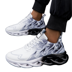 Chaussures de course décontractées pour hommes grande taille 2025 LX-step, basses, à lacets, légères, avec empeigne en maille et semelle extérieure en EVA, tendance - Product Image 1