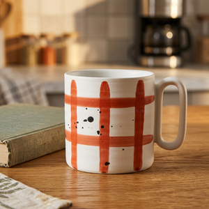 Chinese Style Pure Hand-painted Finland Personalized Underglaze Color Porcelain <b>Mug</b> Creative Handle Coffee Special-shaped Simple - Product Image 4