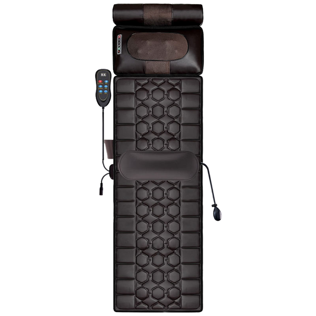 Wholesale Portable Electric Massage Mattress with Timing Control Heated Vibration Therapy for Body Stress Relief