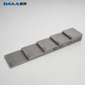 Bloc d'étalonnage DANA 5 étapes en acier inoxydable 304 #306 # SS306 SS306 pour test de jauge d'épaisseur à ultrasons 2mm 4mm 6mm 8mm 10mm - Product Image 4