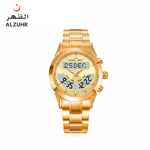 Nuevo modelo ReCtangle Classic Luxury Men Motre para recordatorio Oración Reloj islámico con Pryer Time - Product Image 3