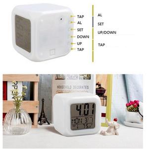 2025 Popular LED Digital <strong>Desk</strong> Alarm <strong>Clock</strong> with Wireless Charger Quartz Movement Traditional Design Sublimation Blank Table <strong>Clock</strong> - Product Image 6