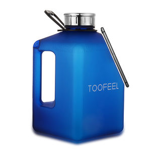 Articoli scontati Carry Loop maniglia palestra sport bottiglia di bevande BPA libero PETG plastica Marker motivazionale bottiglia d'acqua - Product Image 2