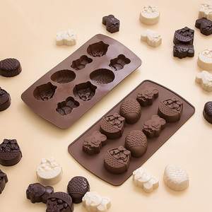 Molde de silicona antiadherente para repostería, molde de silicona para hornear pasteles, Chocolate, caramelo y Goma, hecho a mano, huevo de Pascua, conejo - Product Image 6