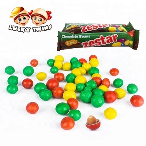 Sô cô la đậu phộng bóng trẻ em Halal Snack nhỏ màu đậu phộng Choco bán sỉ trong hộp - Product Image 1
