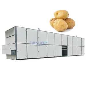 Large Scale Vegetable Potato Continuous Mesh Belt Dryer Potato Slice Drying Process Line for Sale - Product Image 1