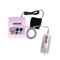 Ponceuse à ongles professionnelle portable JD500 35W avec moteur à balais, brosse en plastique, 30000 tr/min, certifiée CE/RoHS, garantie 1 an, US/EU/AU