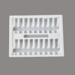 Flacons de vaccin en verre tubulaire blanc PS 18, plateaux blister, ampoules - Product Image 1