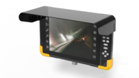 Kamera Penyelamat Panorama 360 Derajat Diameter 39mm 10.1 Inci 4K Touch DVR Wifi Detektor Kehidupan Dengan Audio Dua Arah