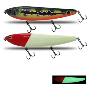 Leurre de pêche à la traîne en eau salée 155 mm 42 g, leurre artificiel flottant en ABS, type crayon, pour brochet, lac, rivière, HCPE02 - Product Image 1