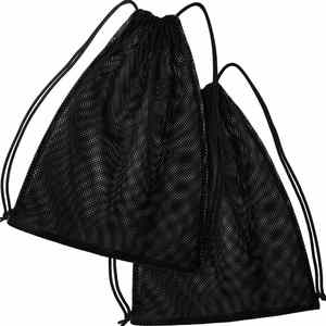 Mochila de malla portátil y duradera de 38*45cm, moderna, para gimnasio, senderismo, natación, fútbol, baloncesto, playa, juguetes, lavandería, recolección de setas, etc. - Product Image 1