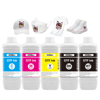 Encre d'impression numérique à base d'eau de haute qualité Goosam 1000 ml Super White pour utilisation textile, encre DTF pour imprimante DTF