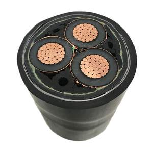 Câble d'alimentation souterrain moyenne tension GUOWANG 3.6/35KV <span class=keywords><strong>U1000RO2V</strong></span>, conducteur en cuivre, isolation XLPE, gaine en PVC, Henan Chine - Product Image 2