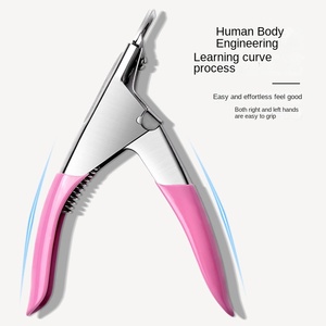 Coupe-<span class=keywords><strong>ongles</strong></span> professionnel réglable en acier inoxydable pour <span class=keywords><strong>faux</strong></span> <span class=keywords><strong>ongles</strong></span>, lame tranchante, pour droitiers, outil de coupe pour salon et usage domestique, nail art - Product Image 1