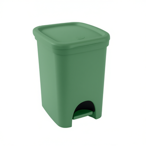 Poubelle à pédale Colors Foot Pedal PP 18L verte pour la cuisine et la salle de bain - Product Image 3