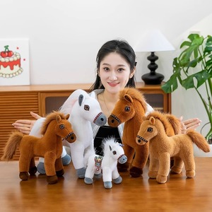 Muñeco de Peluche Lu Xiao, Simulación de Caballo del Zodiaco, Adorable Muñeco de Trapo con Relleno de Algodón PP, 11-30 cm, Adorno de Cumpleaños - Product Image 3