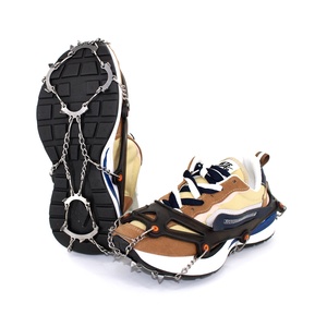 Crampons à glace, Crampons à 13 dents en acier inoxydable, Pointes à glace, Pointes en acier inoxydable, Griffes pour chaussures d'escalade - Product Image 2