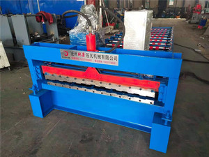 C8 và C21 uz bán nóng hai lớp mái và bảng điều khiển tường cuộn tạo thành máy - Product Image 6