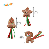 Famipet Fabricant, Vente en gros personnalisée : Jouet interactif pour chat en forme de bâton, thème Noël, avec motif amusant de chaton et herbe à chat