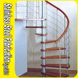 Design de mode 304 <span class=keywords><strong>Prix</strong></span> d'escaliers <span class=keywords><strong>en</strong></span> colimaçon préfabriqués <span class=keywords><strong>en</strong></span> acier inoxydable pour le genre d'escaliers - Product Image 3