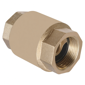 Venta de Liquidación COVNA B2B, Válvula de Retención de Latón de 1/2 Pulgada, 200 WOG, Rosca Hembra BSPP, Tipo de Elevación Vertical con Resorte, en Línea, Anti-Retorno - Product Image 6