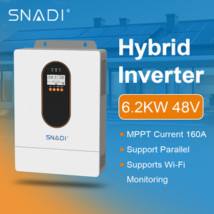 Liste de prix système 48V, batterie 5000W, onduleur solaire à onde sinusoïdale pure 3kW 6kW 10kW 12kW pour installation hors réseau domestique en Chine - Product Image 1