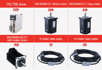 Pièces de routeur CNC : Ensemble servomoteur hybride Leadshine H2-758 8.0Nm 8.5Nm Nema34 en boucle fermée simple