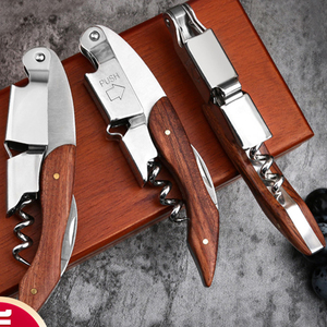 WELLFLYER BO-391 di alta qualità apriscatole vino <span class=keywords><strong>legno</strong></span> personalizzato cavatappi utensili da cucina cavatappi rosso vino apriscatole <span class=keywords><strong>tavolo</strong></span> - Product Image 2