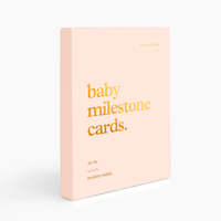 Tarjetas de Hitos para Bebés de un Día a un Año, Juego de Tarjetas de Hitos para Bebés de Papel para Mamás Modernas