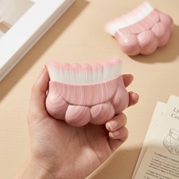 Nouvelle brosse de massage lymphatique pour le visage en forme de patte de chat, brosse de soin pour les yeux et le cou, brosse corporelle, brosse lymphatique, outils de maquillage