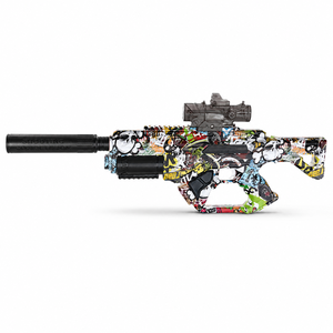 Fournisseur leader de pistolets à <span class=keywords><strong>eau</strong></span> en nylon colorés, <span class=keywords><strong>pistolet</strong></span> à gel Orbee haute vitesse avec lunette et silencieux, marquage UKCA - Product Image 1