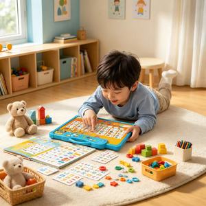 Tablero Electrónico Interactivo de Aprendizaje del Alfabeto Árabe con Sonido Táctil para Niños, Juguete Educativo Temprano - Product Image 6