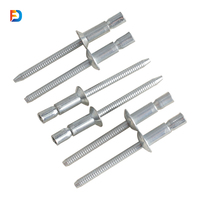 Rivet aveugle en acier à tête fraisée, boulon mono, étanche, type structurel, rivet aveugle à verrouillage externe