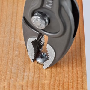 KNIPEX 82 02 200 SB TwinGrip <b>Pliers</b> with front and side gripping capability with comfort handles grey atramentized 200 mm - Product Image 6