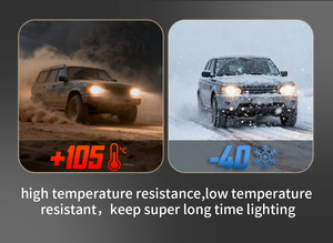 Gpne หลอดไฟหน้า LED O6 60W 6000K, H4/H7/9005ใช้ได้ทั่วไปความสว่างสูงสีขาวเย็นสำหรับรถยนต์วิสัยทัศน์กลางคืน - Product Image 4