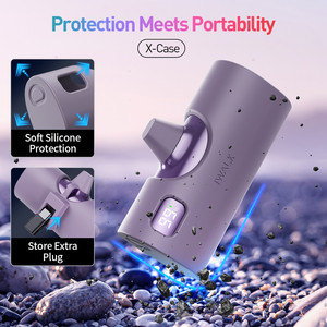 Linkpod x 20W ชาร์จเร็ว5000mAh 18Wh ขนาดเล็ก2-in-1แบบพกพาแบตเตอรี่ Li-Polymer ปลั๊กพลาสติกอเนกประสงค์ในตัว - Product Image 3