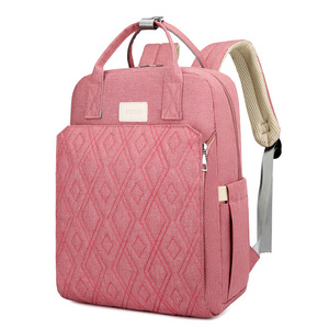 Custom Oxford Mother <span class=keywords><strong>Bag</strong></span> Outdoor Fashion Travel Trip Camping Multifuncional <span class=keywords><strong>Baby</strong></span> Fralda Fralda Mochila com cama para mulheres Homens - Product Image 1