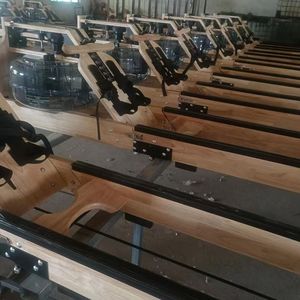 Water Resistance Wooden <b>Rower</b> Machine Great For Office Workers Spare Time Low Impact Full Body Aerobic Training Equipment - Product Image 2