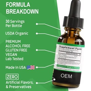 Gotas de Guanábana Orgánicas OEM, Aceite de Orégano en Gotas Líquidas Orales para la Salud Intestinal, Apoyo Inmunológico y Digestivo, 30 ml - Product Image 3